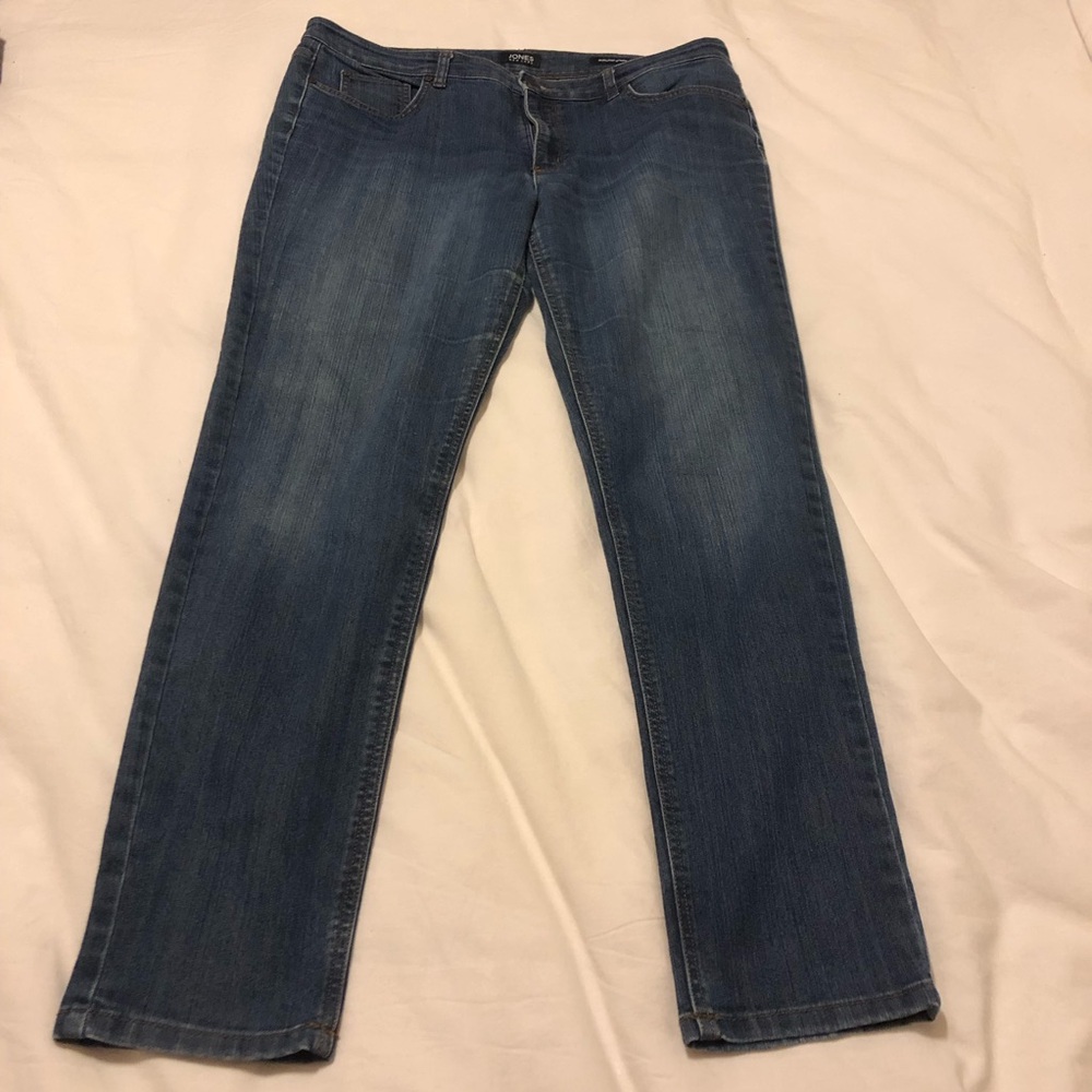 Jones New York Classic Stretch Bleeker Skinny Jeans Size 14